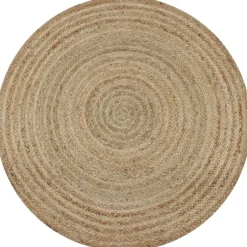 vidaXL - Tapijt - Beige - Jute - 150 cm