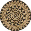 vidaXL - Tapijt - Zwart - Jute Outlet