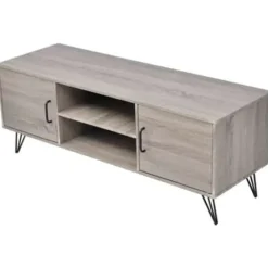 vidaXL - Televisiemeubel - Grijs - MDF Online