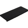 vidaXL - Trapmat - Zwart - Stof - 65 x 24.5 x 3.5 cm - 15 stuks Outlet