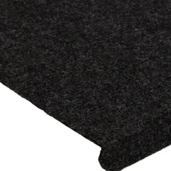 vidaXL - Trapmat - Zwart - Stof - 65 x 24.5 x 3.5 cm - 15 stuks Outlet