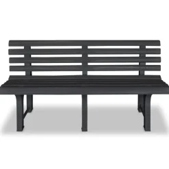 vidaXL - Tuinbank - Antraciet - Kunststof Hot