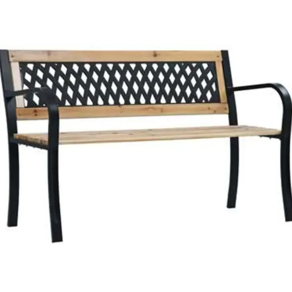 vidaXL - Tuinbank - Bruin - Hout - 120 x 53 x 77 cm Best