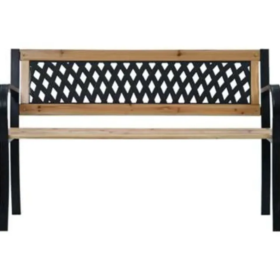 vidaXL - Tuinbank - Bruin - Hout - 120 x 53 x 77 cm Best