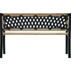 vidaXL - Tuinbank - Bruin - Hout - 120 x 53 x 77 cm Best