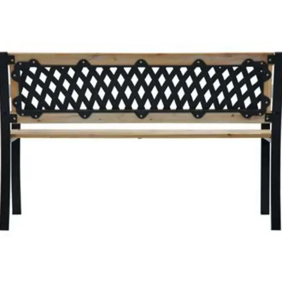 vidaXL - Tuinbank - Bruin - Hout - 120 x 53 x 77 cm Best