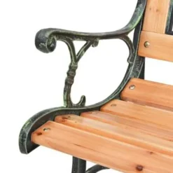 vidaXL - Tuinbank - Bruin - Hout - 122 cm Discount