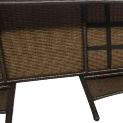 vidaXL - Tuinbank - Bruin - Poly rattan Hot