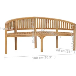 vidaXL - Tuinbank - Bruin - Hout Discount