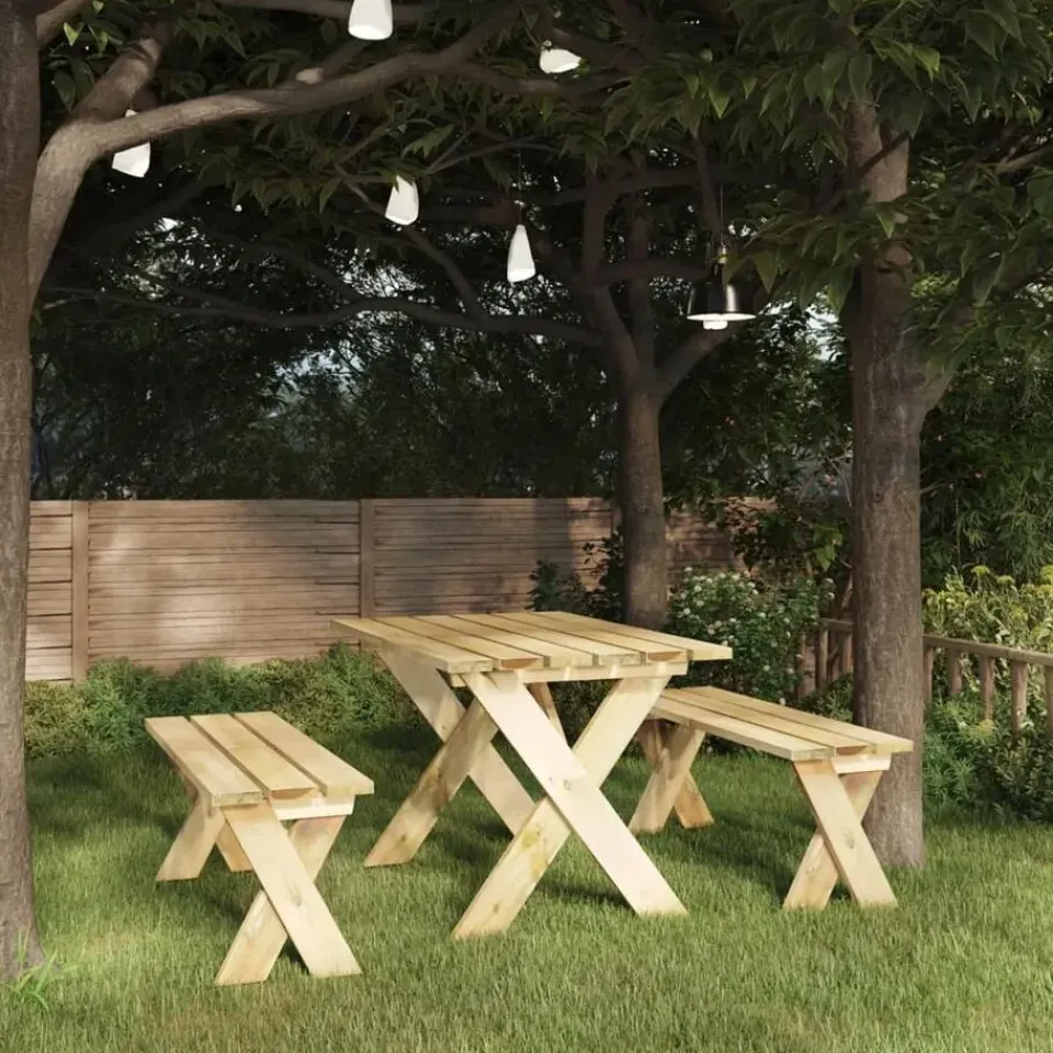 vidaXL - Tuinbank - Grenenhout grenenhout - 110 cm New