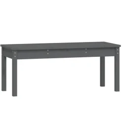 vidaXL - Tuinbank - Grijs - Massief grenenhout - 109x44x45 cm Clearance