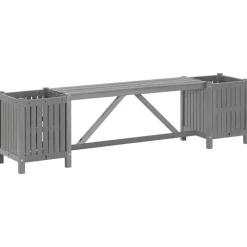 vidaXL - Tuinbank - Grijs - Acaciahout - 150 x 30 x 40 cm Hot