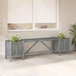 vidaXL - Tuinbank - Grijs - Acaciahout - 150 x 30 x 40 cm Hot