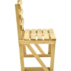 vidaXL - Tuinbank - Groen - Geïmpregneerd grenenhout - 120 cm