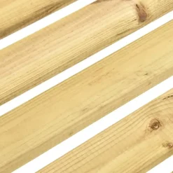 vidaXL - Tuinbank - Groen - Geïmpregneerd grenenhout - 120 cm