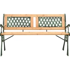 vidaXL - Tuinbank - Groen - Chinees vurenhout - 122 cm