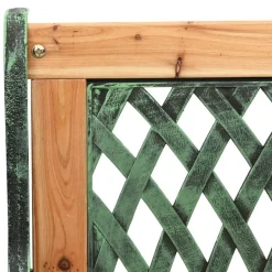 vidaXL - Tuinbank - Groen - Chinees vurenhout - 122 cm