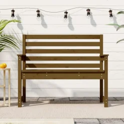 vidaXL - Tuinbank - Honingbruin - Grenenhout - 109 x 48 x 91.5 cm Hot