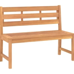vidaXL - Tuinbank - Teakhout - 114 cm Sale