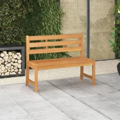 vidaXL - Tuinbank - Teakhout - 114 cm Sale