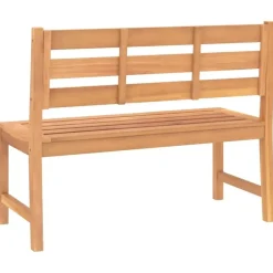 vidaXL - Tuinbank - Teakhout - 114 cm Sale