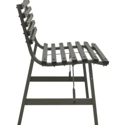 vidaXL - Tuinbank - Zwart - Staal - 110 cm Online