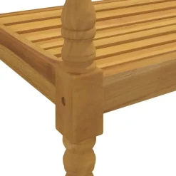 vidaXL - Tuinbank Batavia met antraciet kussen - Teakhout - 150x51.5x84 cm Sale