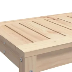 vidaXL - Tuinbank met opbergruimte - Naturel - Massief grenenhout - 108x35x45 cm Discount