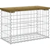 vidaXL - Tuinbank schanskorfontwerp - Geïmpregneerd grenenhout - 63x31.5x42 cm Online