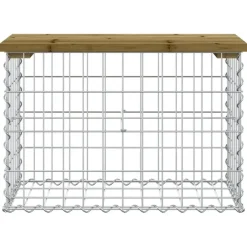 vidaXL - Tuinbank schanskorfontwerp - Geïmpregneerd grenenhout - 63x31.5x42 cm Online