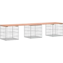 vidaXL - Tuinbank schanskorfontwerp - Massief douglashout - 203x44x42 cm Discount