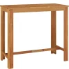 vidaXL - Tuinbartafel - Bruin - Massief acaciahout - 120 x 60 x 105 cm Online