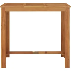 vidaXL - Tuinbartafel - Bruin - Massief acaciahout - 120 x 60 x 105 cm Online