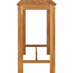 vidaXL - Tuinbartafel - Bruin - Massief acaciahout - 120 x 60 x 105 cm Online