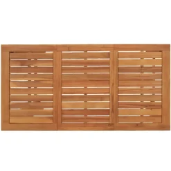 vidaXL - Tuinbartafel - Bruin - Massief acaciahout - 120 x 60 x 105 cm Online