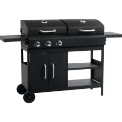 vidaXL - Tuingrill - Zwart - Staal Discount