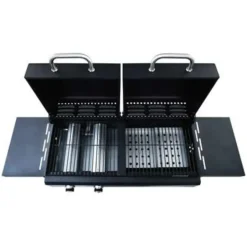 vidaXL - Tuingrill - Zwart - Staal Discount