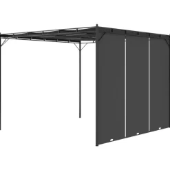 vidaXL - Tuinhuisje - Antraciet - Stof - 3 x 3 x 2.25 m New