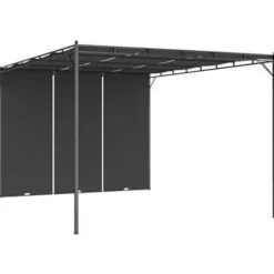 vidaXL - Tuinhuisje - Antraciet - Polyester - 4 x 3 x 2.25 m Hot