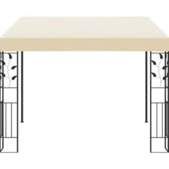 vidaXL - Tuinhuisje - Crème - Stof - 3 x 3 x 2.5 m Discount