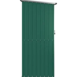 vidaXL - Tuinhuisje - Groen - Staal Discount