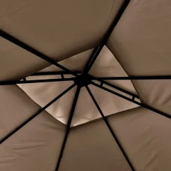 vidaXL - Tuinhuisje - Taupe - Polyester Outlet