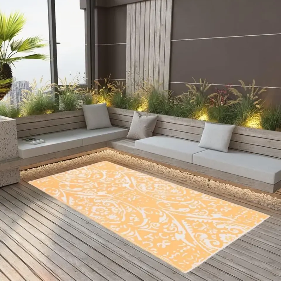 vidaXL - Tuinkleed - Oranje - Polyetheen - 80 x 150 cm Clearance