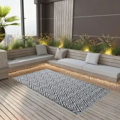 vidaXL - Tuinkleed - Wit - Polyetheen - 80 x 150 cm