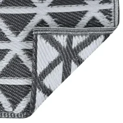 vidaXL - Tuinkleed - Zwart - Polyetheen - 190 x 290 cm