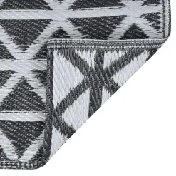 vidaXL - Tuinkleed - Zwart - Polyetheen - 160 x 230 cm