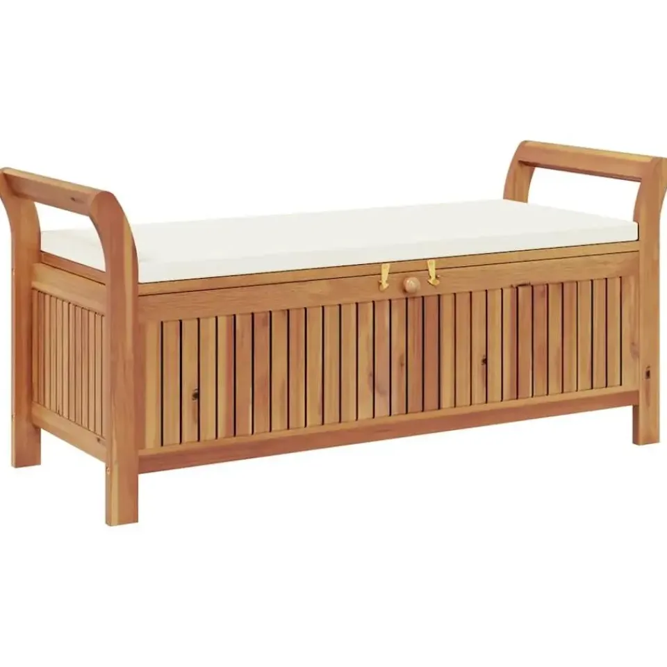 vidaXL - Tuinopbergbank - Bruin - Hout Outlet