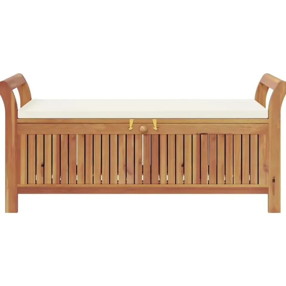 vidaXL - Tuinopbergbank - Bruin - Hout Outlet