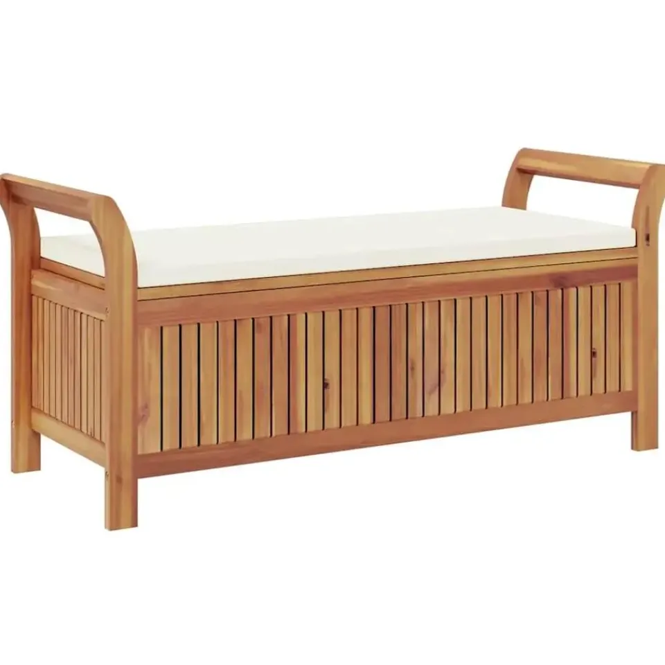 vidaXL - Tuinopbergbank - Bruin - Hout Outlet