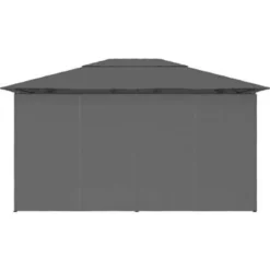vidaXL - Tuinpaviljoen - Antraciet - Stof